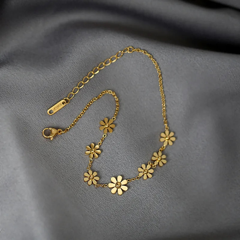 Seven Flower Anklet