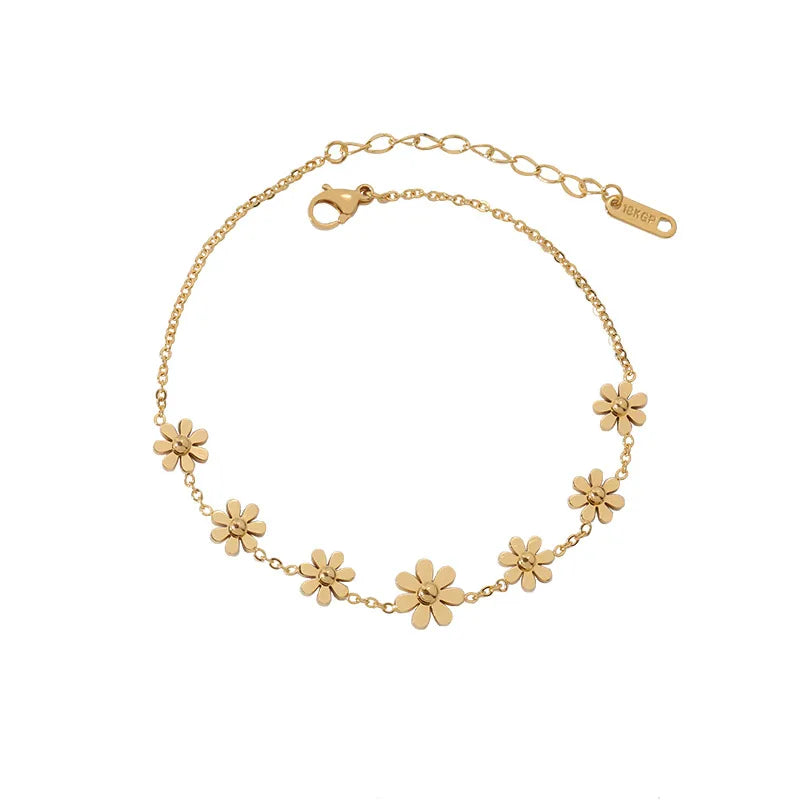 Seven Flower Anklet