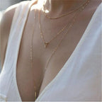 Triangle & Bar Elegance Necklace