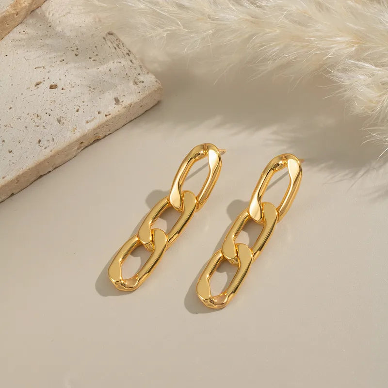 Gold Chain Earring