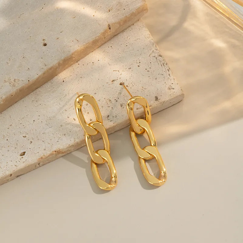 Gold Chain Earring