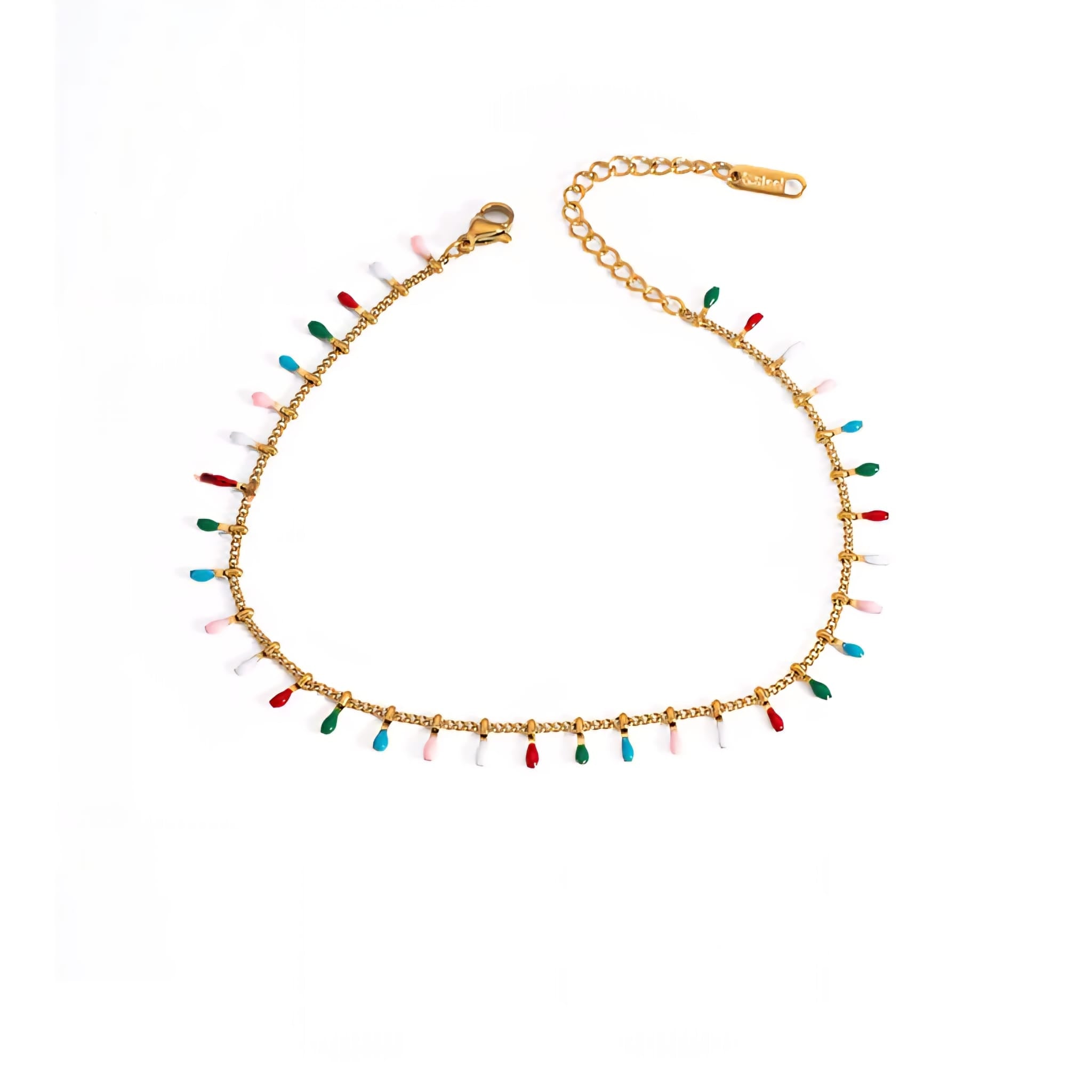 Elegant Multicoloured Anklet
