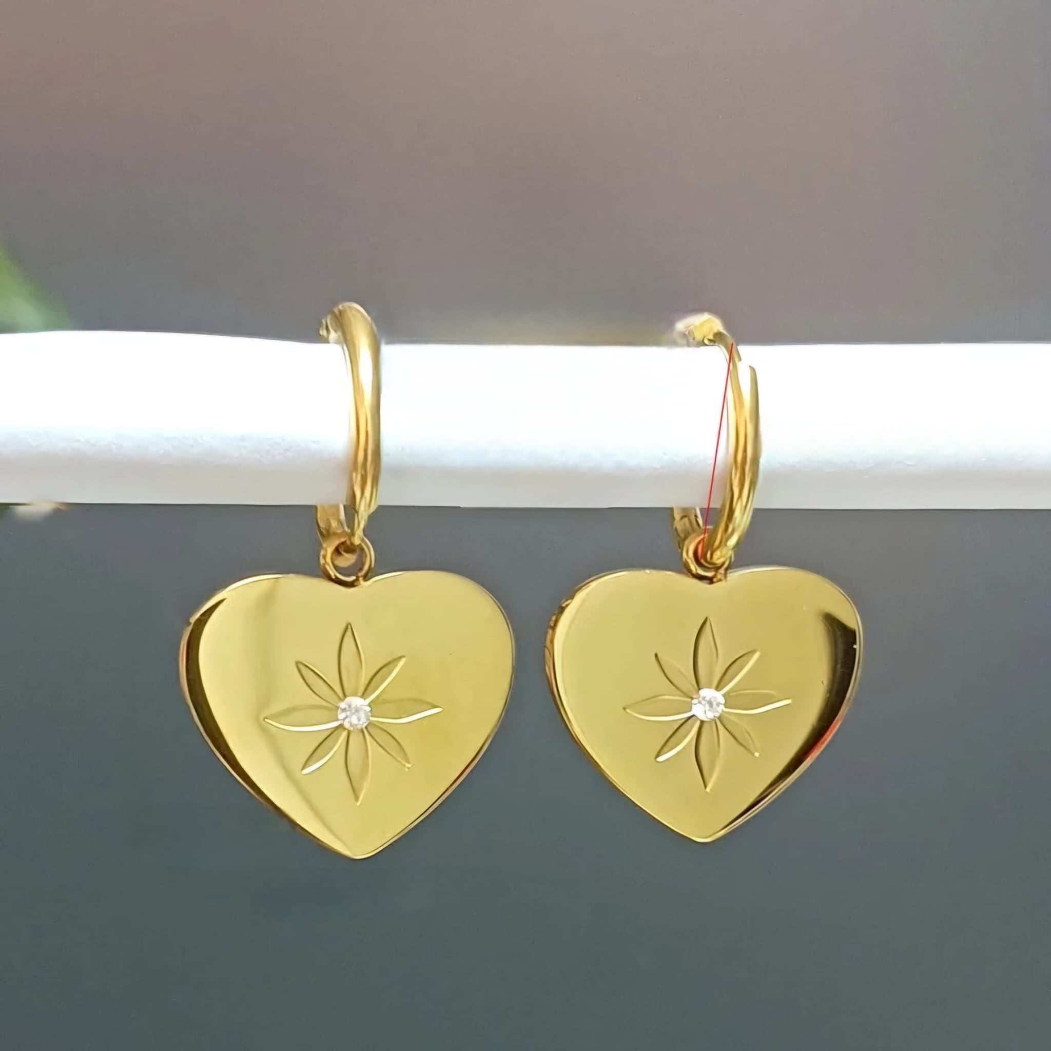 Radiant Star Charm Earring