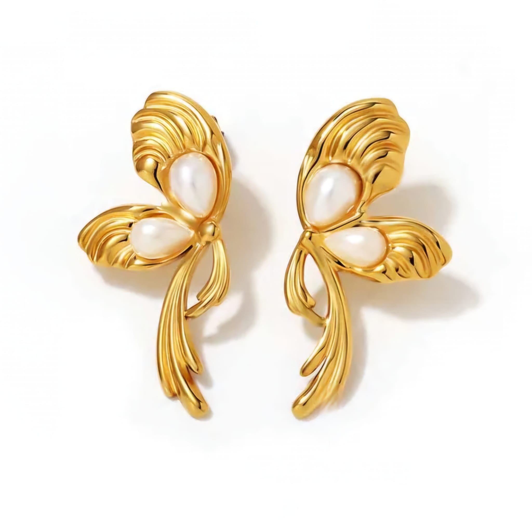 Butterfly Statement  Ear Studs