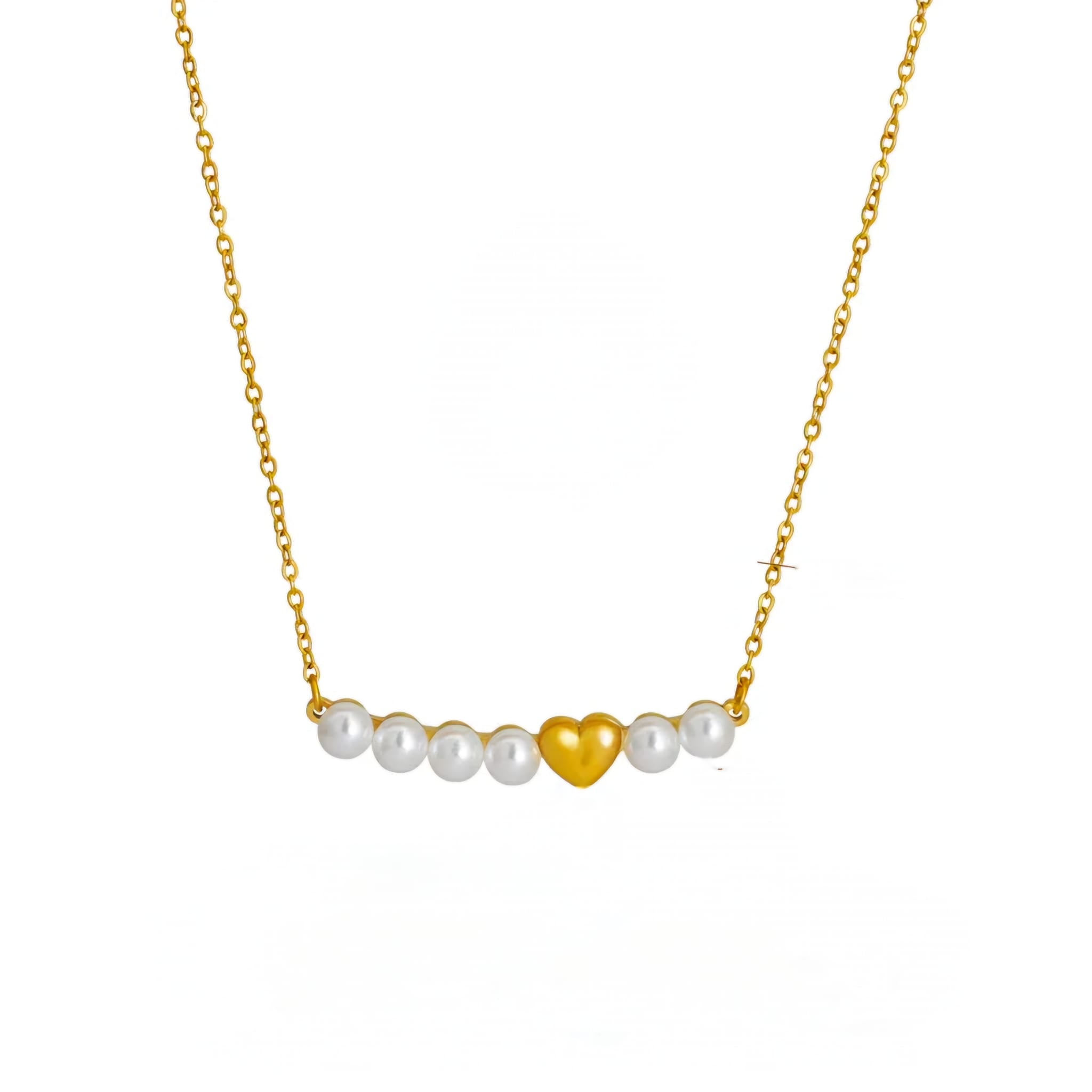 Pearl Heart Necklace