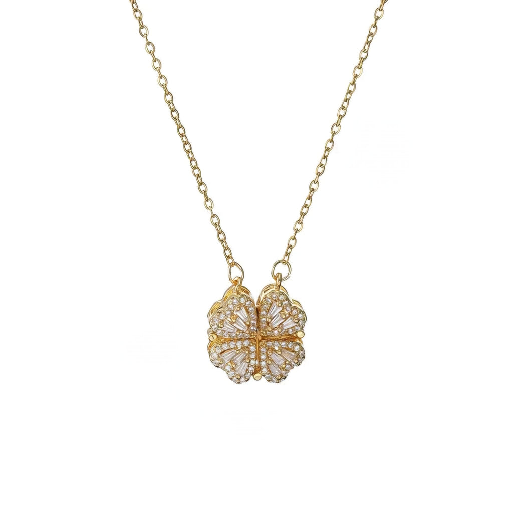 Detachable Four Leaf Clover Necklace
