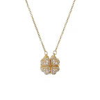 Detachable Four Leaf Clover Necklace