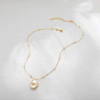 Butterfly Shell Pendant Necklace