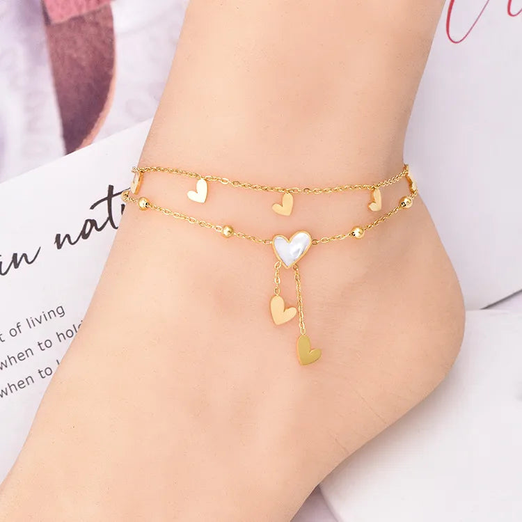 Love Hearts Anklet