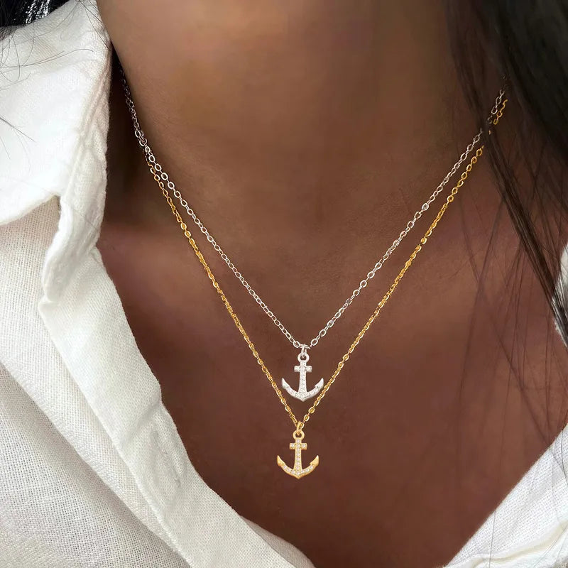 Anchor Pendant Necklace