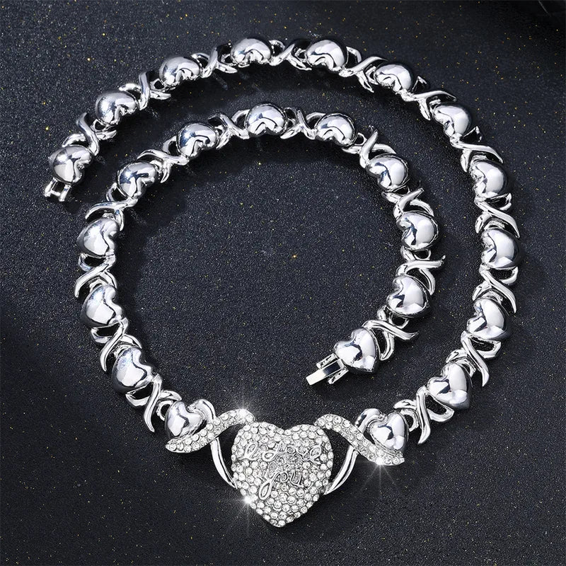 Shiny Heart Necklace