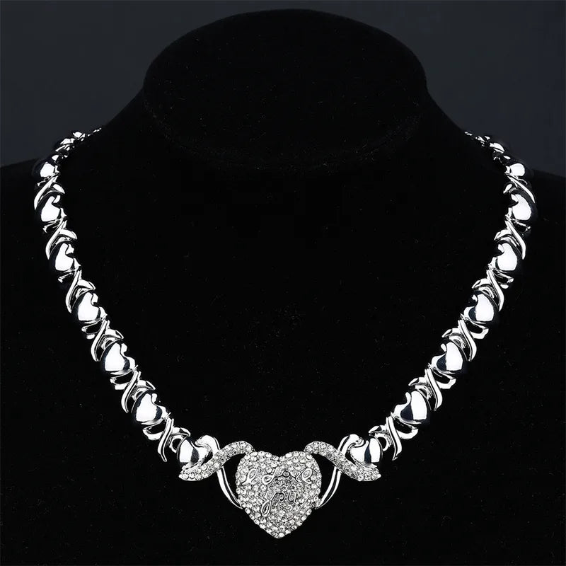Shiny Heart Necklace