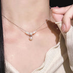 Pearl Drop Pendant Necklace