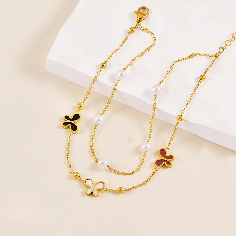 Butterfly Charm Anklet