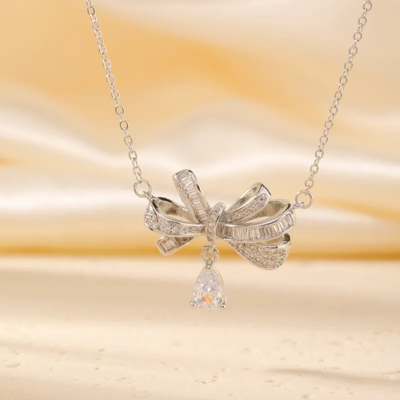 Casual Elegant Bow Knot Necklace