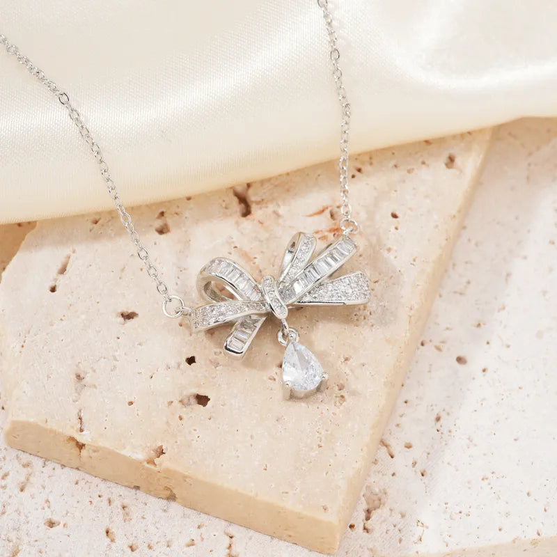 Casual Elegant Bow Knot Necklace